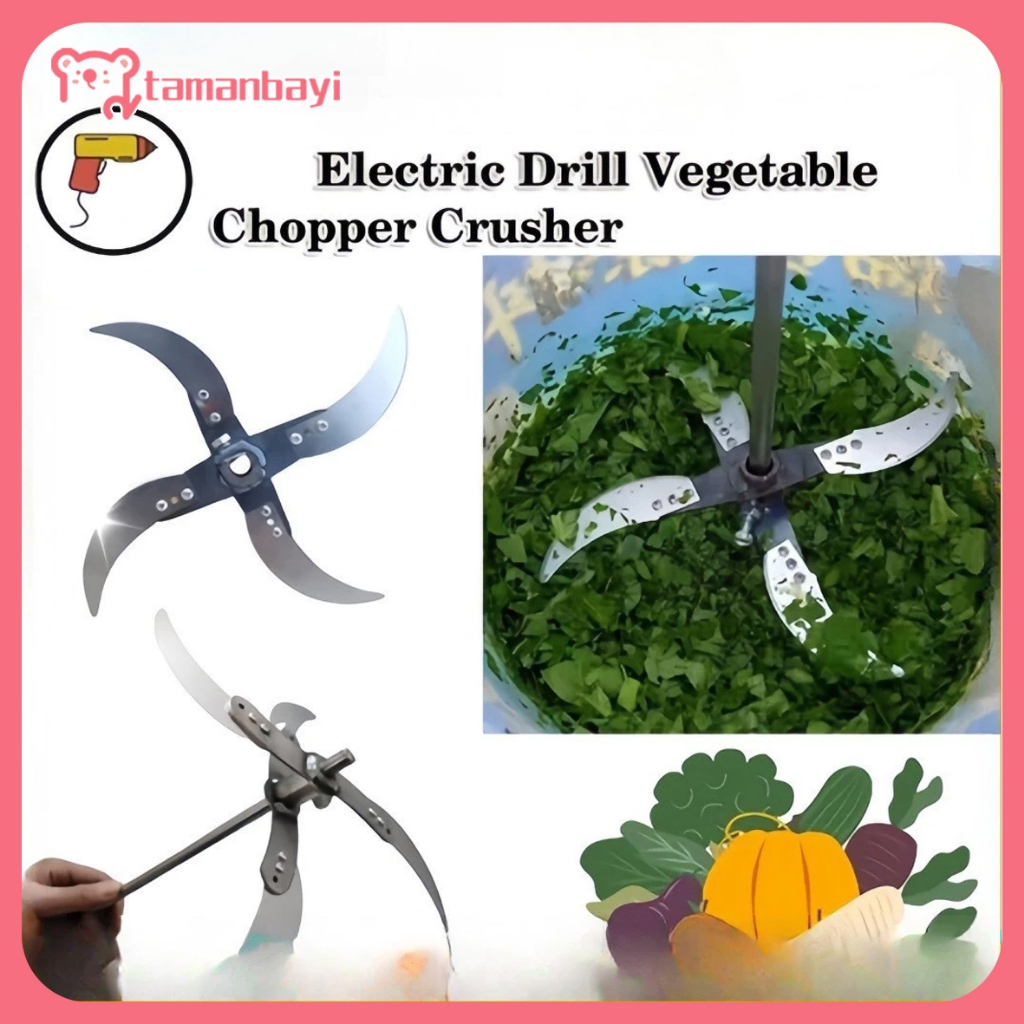 [With Pole ]Pisau pencacah pakan ternak Pisau Choper Rumput Multifungsi Daun Sayuran Pakan Ternak Ay