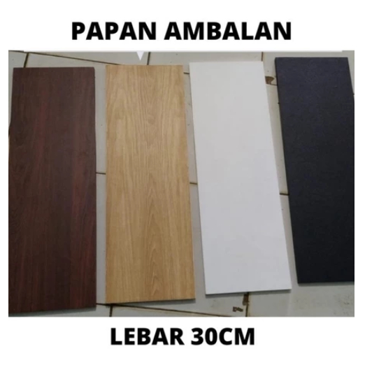 Papan Ambalan Kayu Lebar 30cm Tebal 1,2cm 12mm Bahan Plywood Decosheet