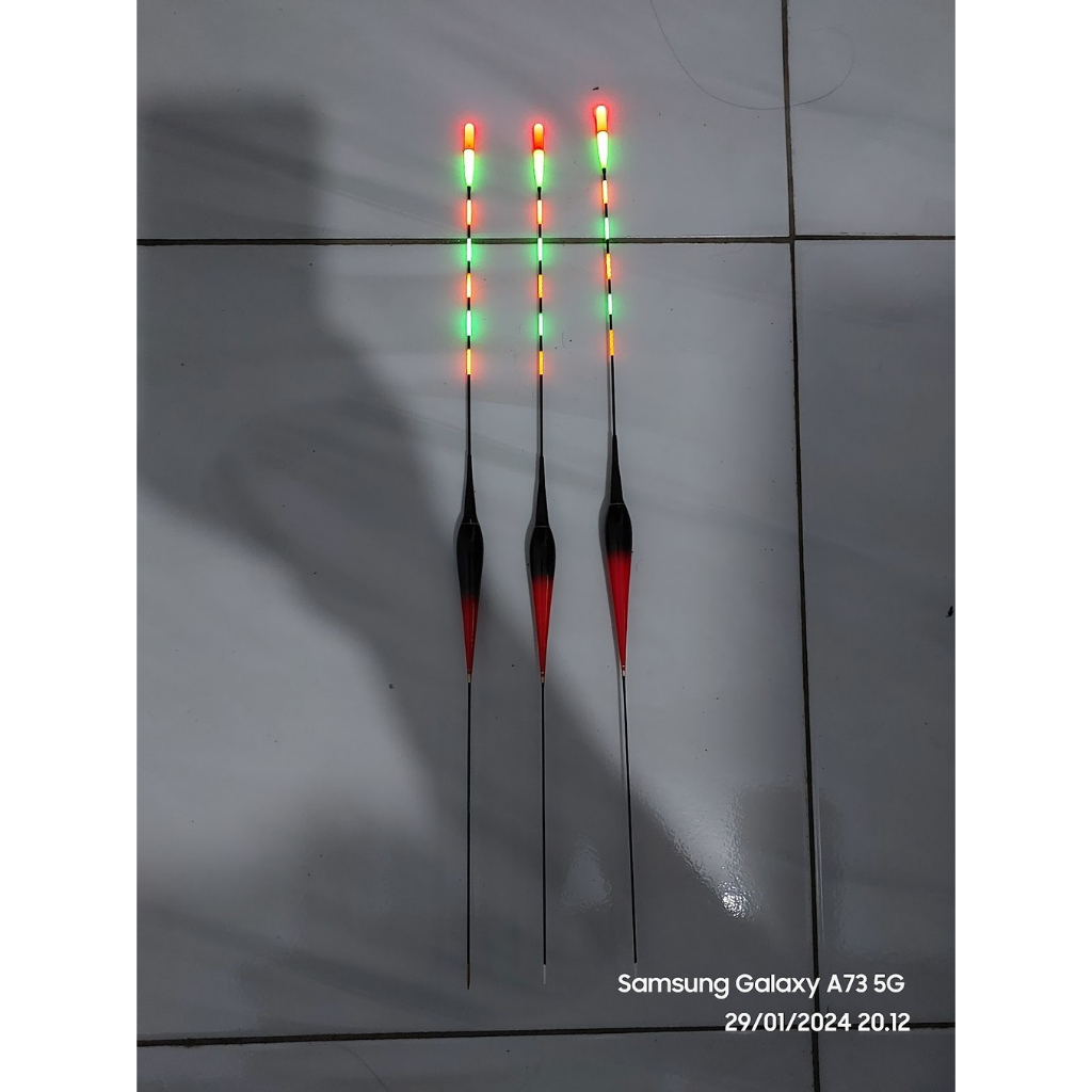 Pelampung Pancing Kumbul Kambangan LED RX-212 Anti Badai TIDAK BERUBAH WARNA VARIAN BARU Hemat Batre