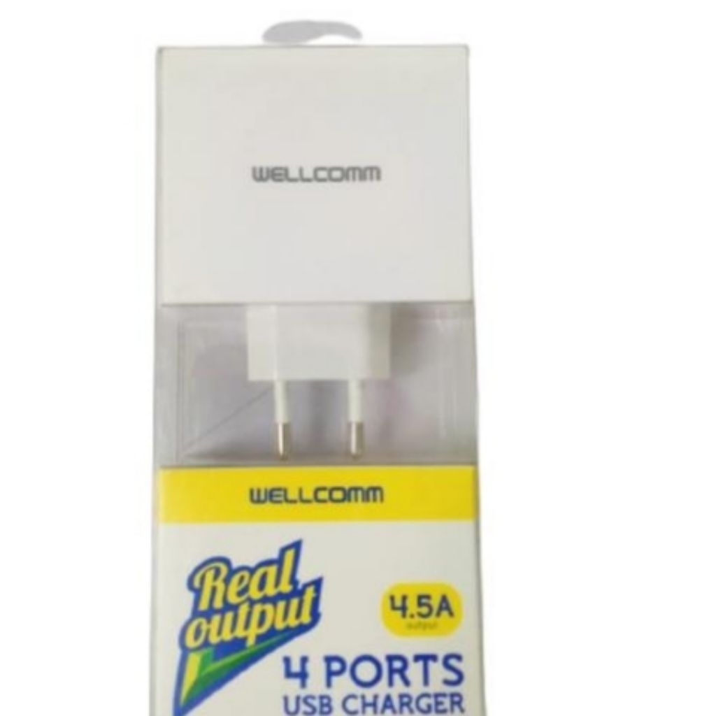 Wellcomm 4 port USB charger original 4,5 A