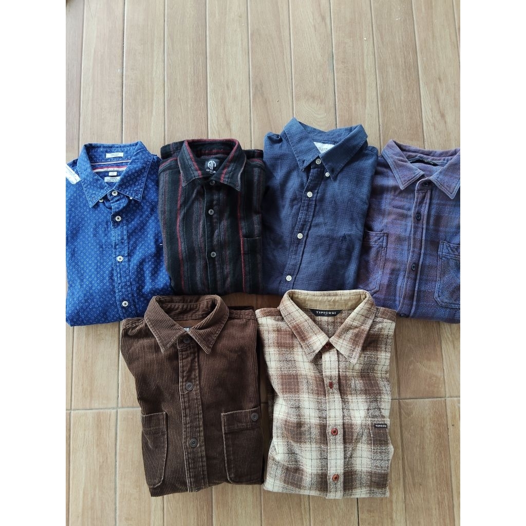 kemeja corduroy uniqlo dll