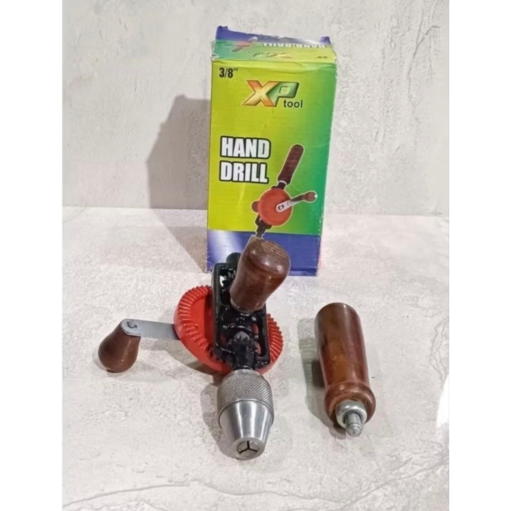 Hand Drill / Bor Tangan Manual Ukuran 3/8"