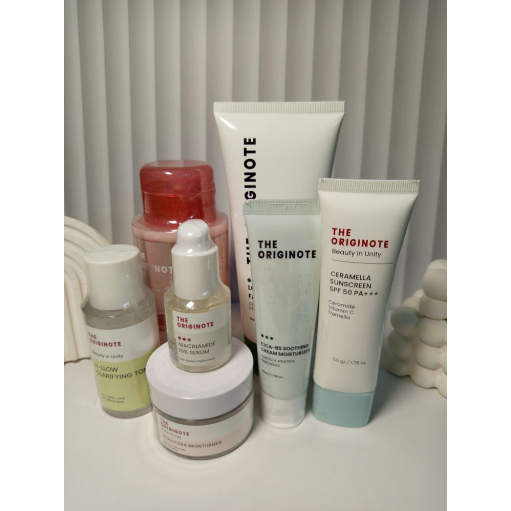 PROMO Paket Skincare The Originote buy 5 get 7: Perawatan Kulit Lengkap dalam Satu Paket (PAKET GLOW