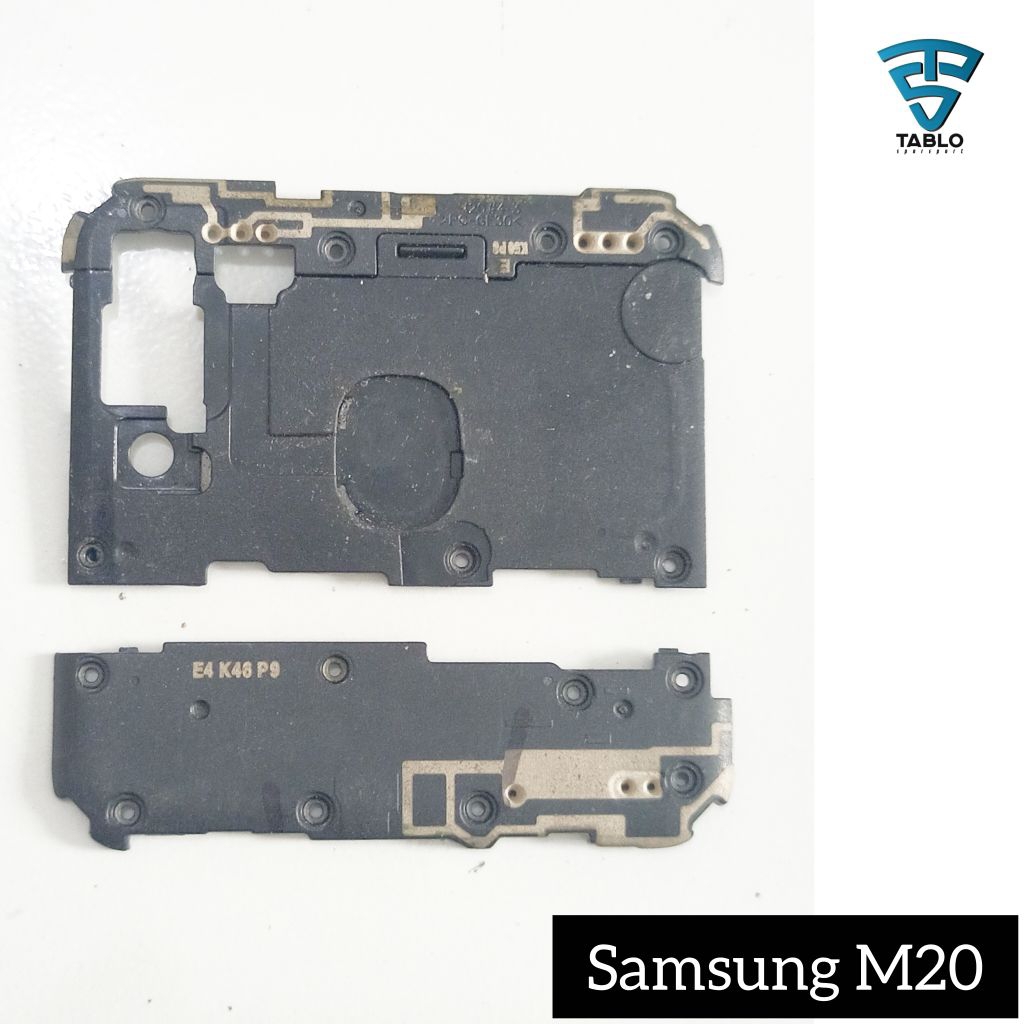 Cover Mesin speaker bawah Samsung m20 original copotan hp
