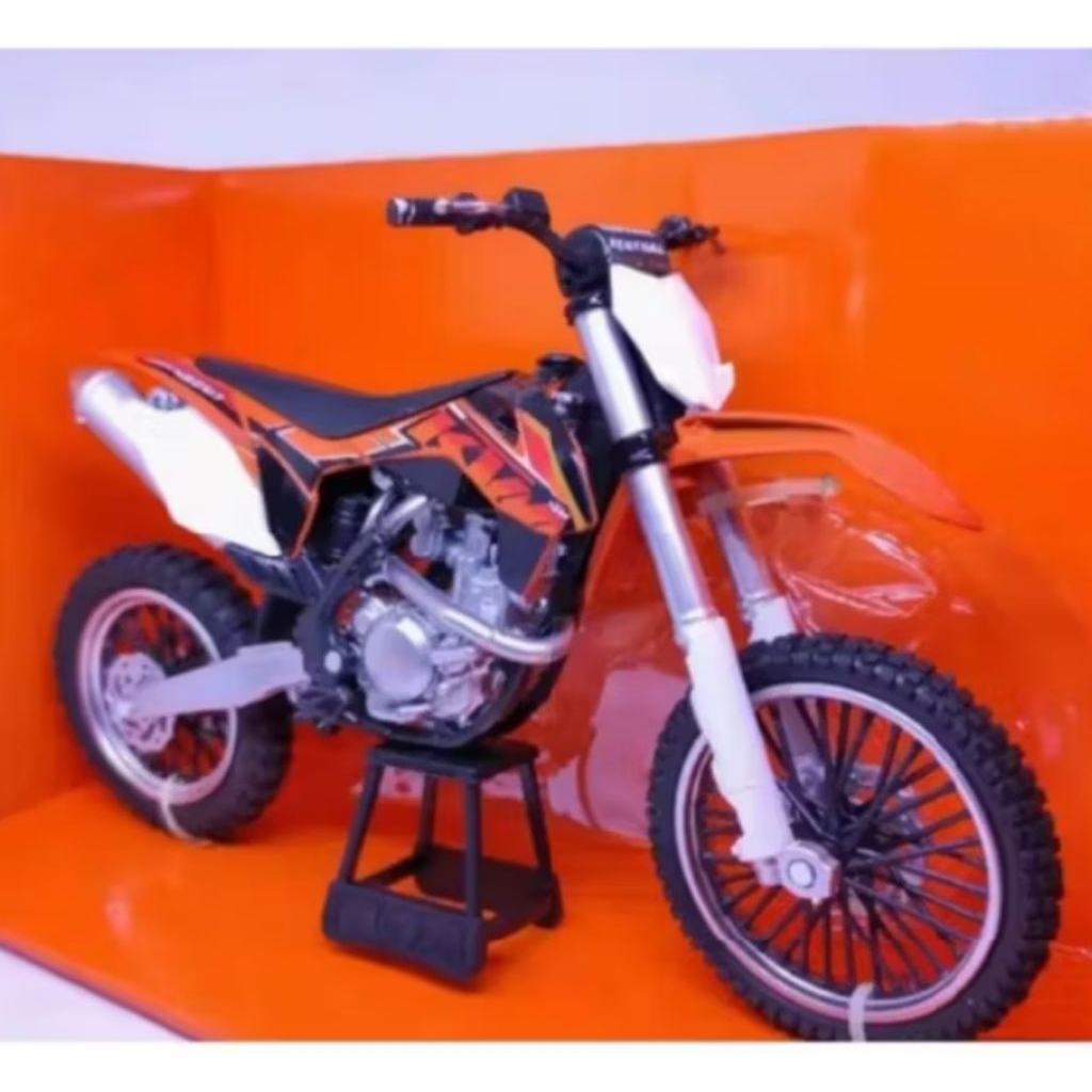 diecast mainan motor trail ktm 450 full propo