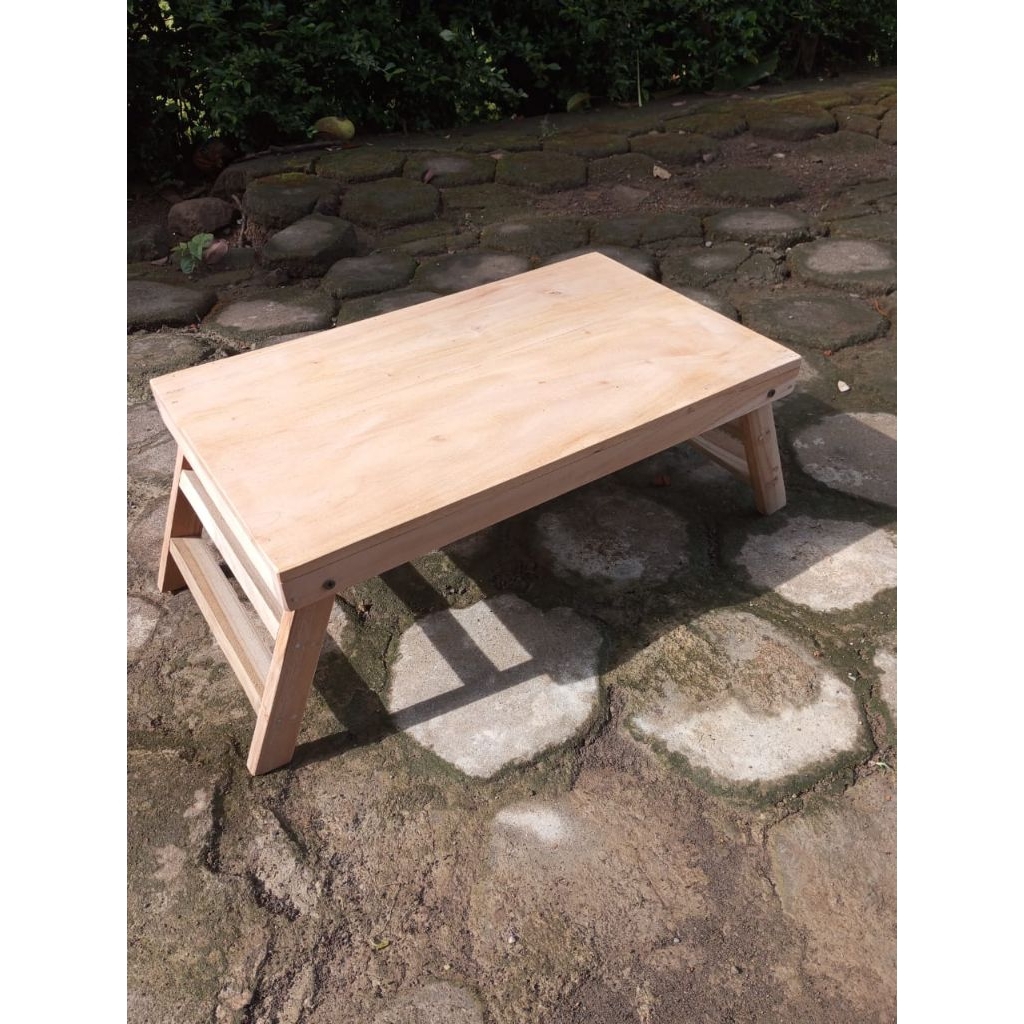 mejabelajarlipat/meja kayu lipat/meja kayu/meja laptop