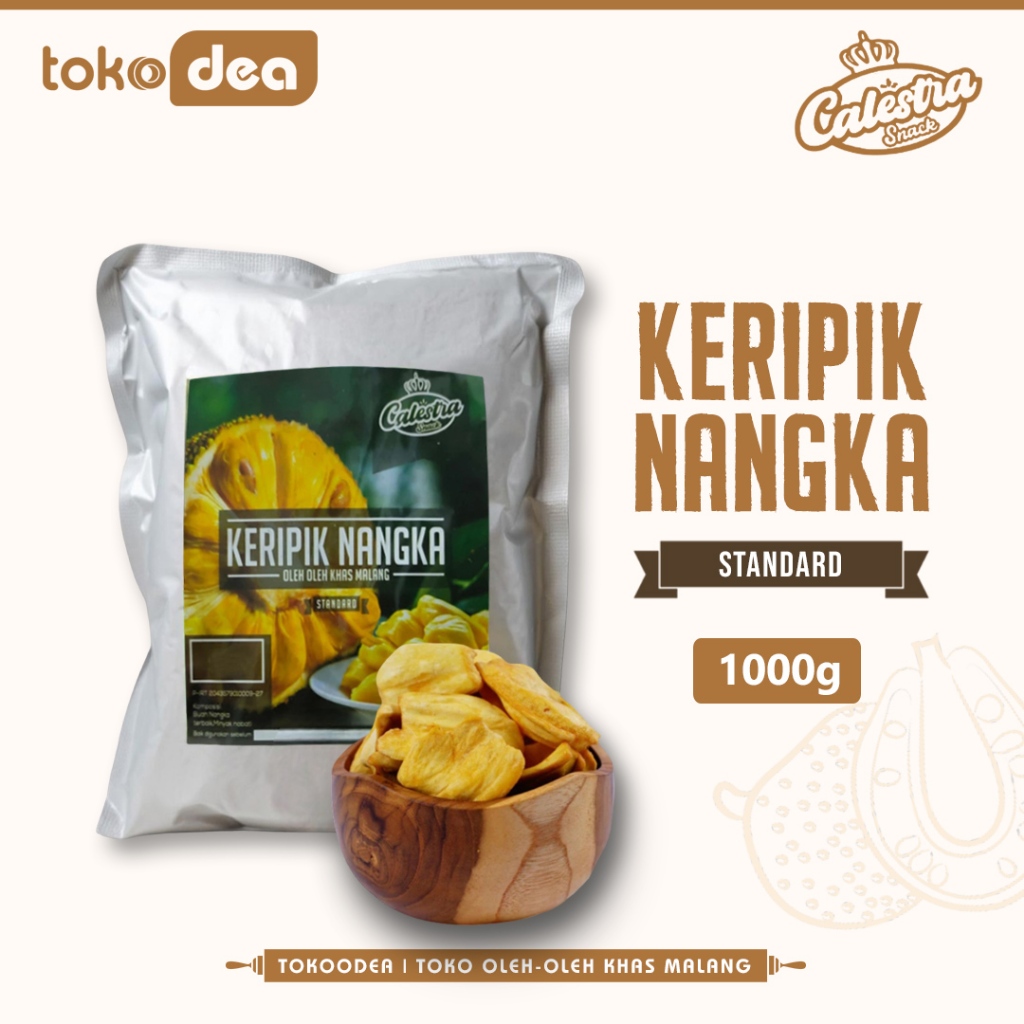 Keripik Nangka 1kg - Kripik Buah Grade Kiloan Asli Malang