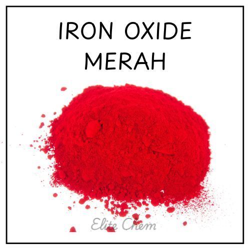 Bubuk Besi Oksida Merah 1kg / Iron Oxide Merah Industrial Grade / Pemberi Warna Semen Cat Paving Blo