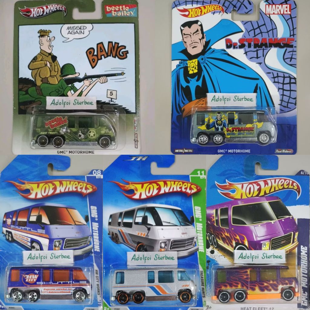hotwheels hot wheels gmc motorhome hw city works heat fleet 12 shuttle express service international