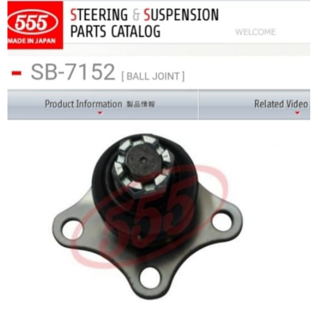 BALL JOINT BAWAH UNTUK MOBIL MITSUBISHI (SB-7152)