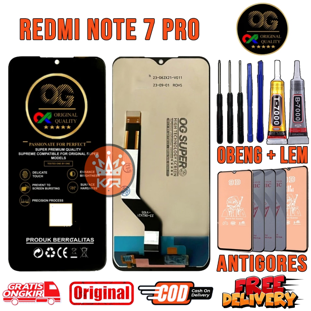 Lcd REDMI NOTE 7 PRO ORI Original OEM Quality Lcd Touchscreen Fullset