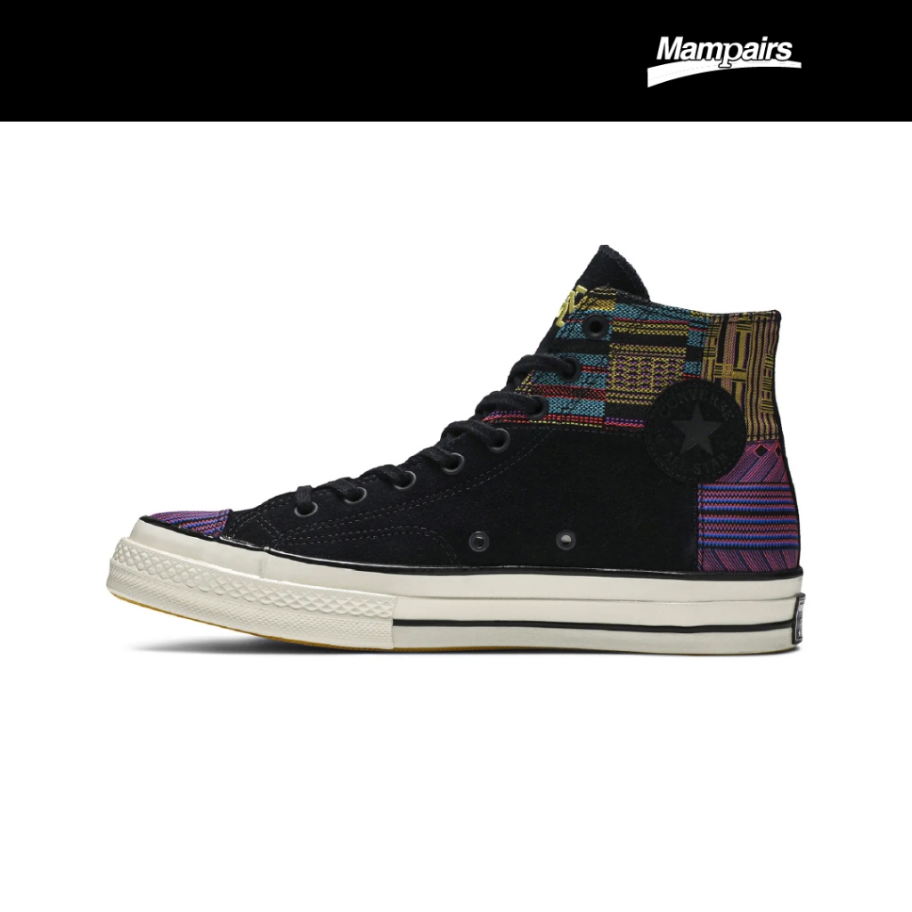 Converse 70s Hi BHM Patchwork Black Egret