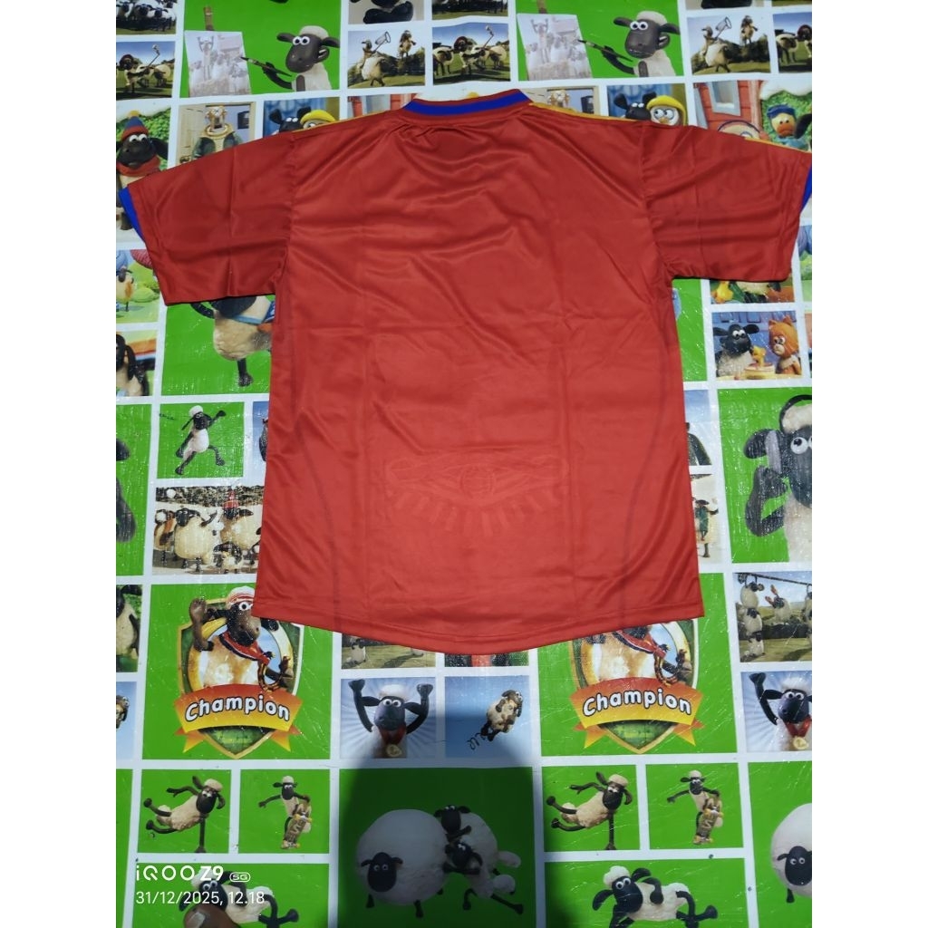 jersey seven star spain home 2010