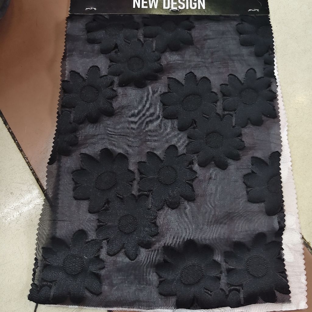 Kain Organza Embos Premium/Kain Organza Embos/Kain Organza Motif Premium