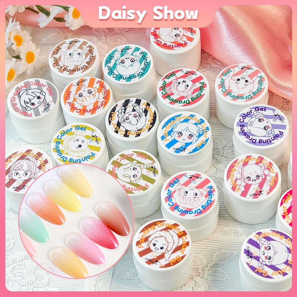 20 Warna Kutek Gel NAIL UV Gel Nail Polish  Kuku Kuku Nail Polish Gel 5ml Nail Art Gel Polish Cat