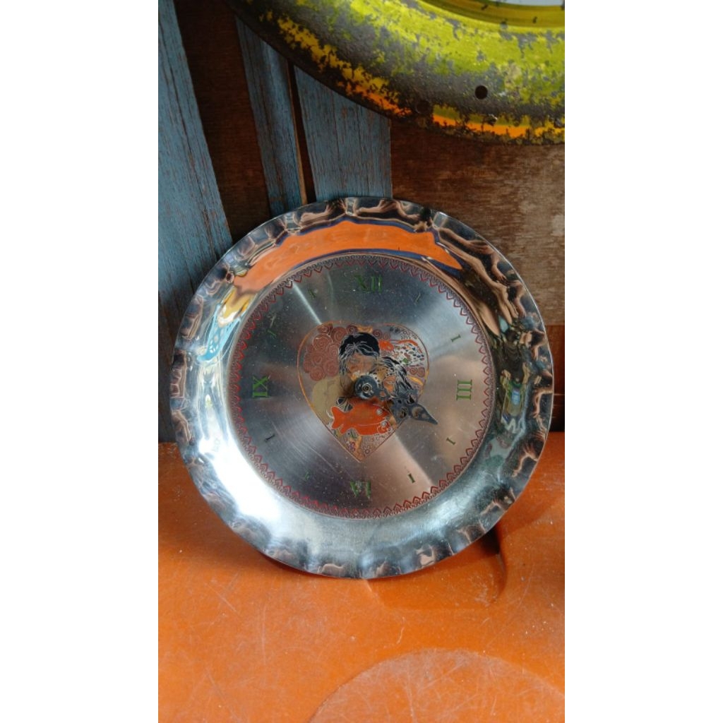 jam dinding 195rb  jadul antik kuno lawas vintage display normal