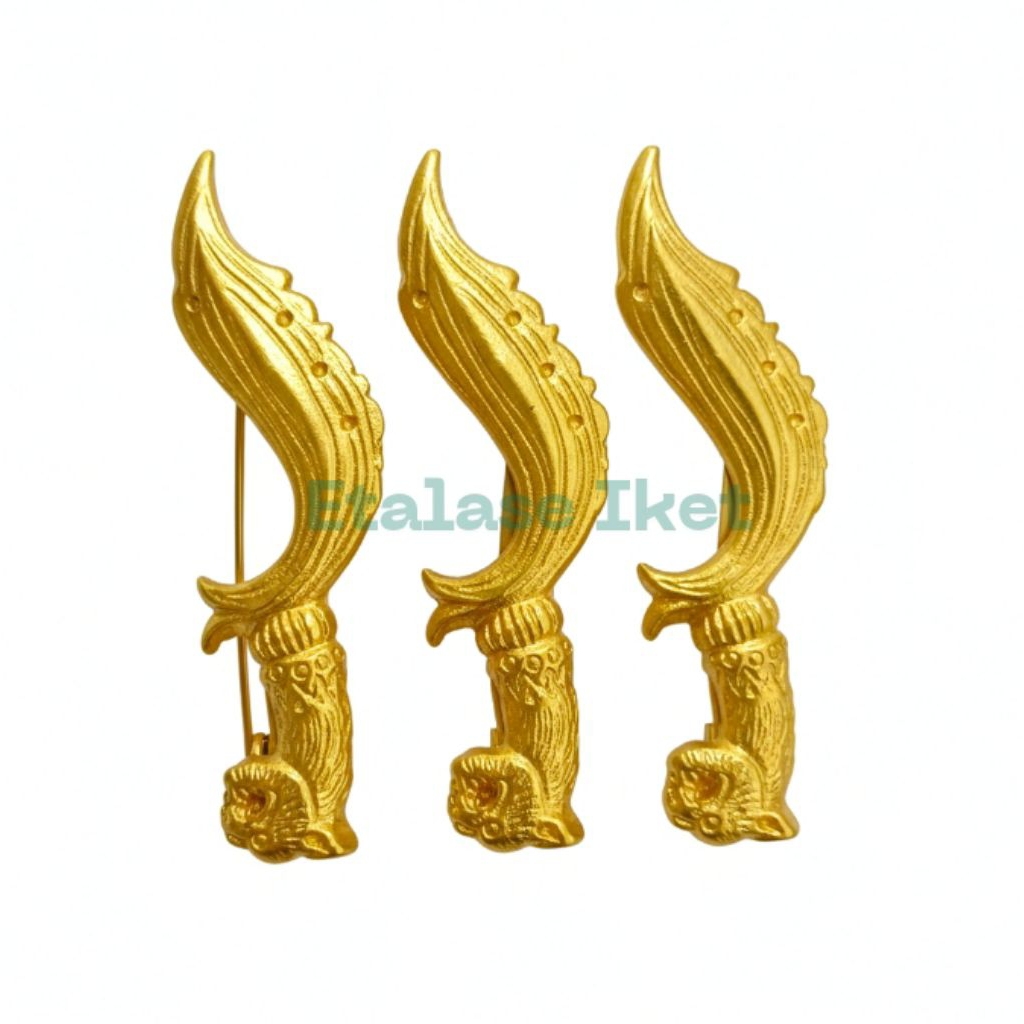 Pin Kujang Besar ,Bros kujang Acessoris fashion murah