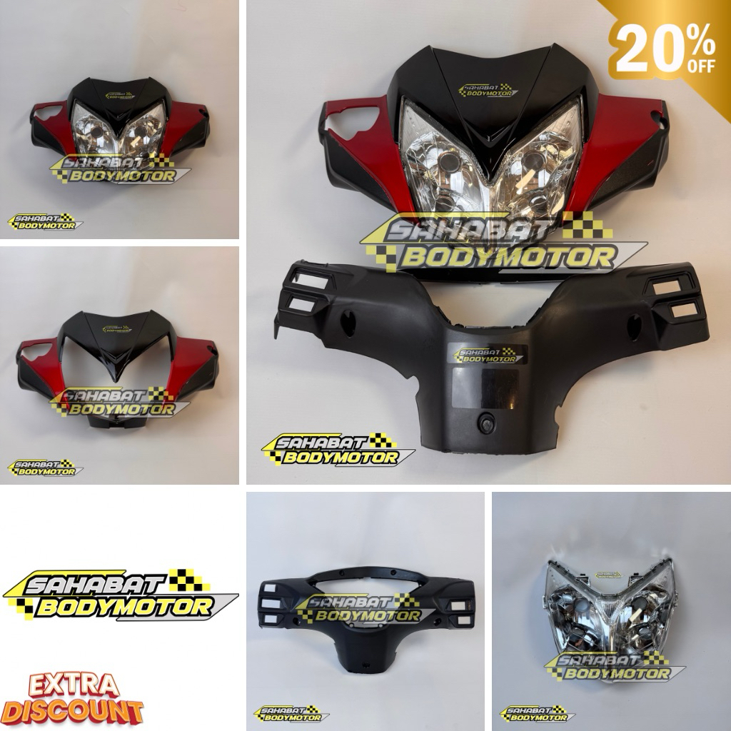 Batok Totok Kepala Depan Belakang Supra X 125 New Totok Supra X 125 Batman Lampu Supra X 125 New Bat