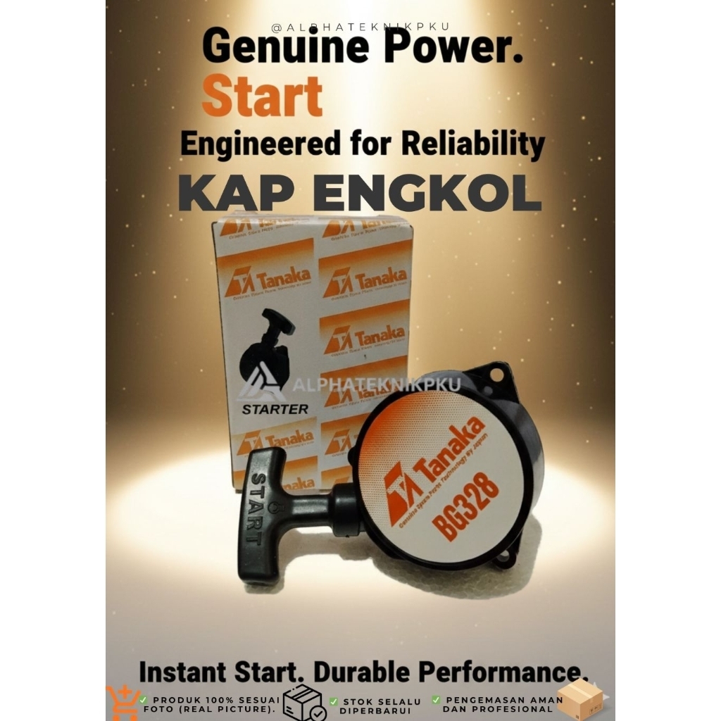 Kap Engkol Starter Mesin Rumput 328 TANAKA ORIGINAL