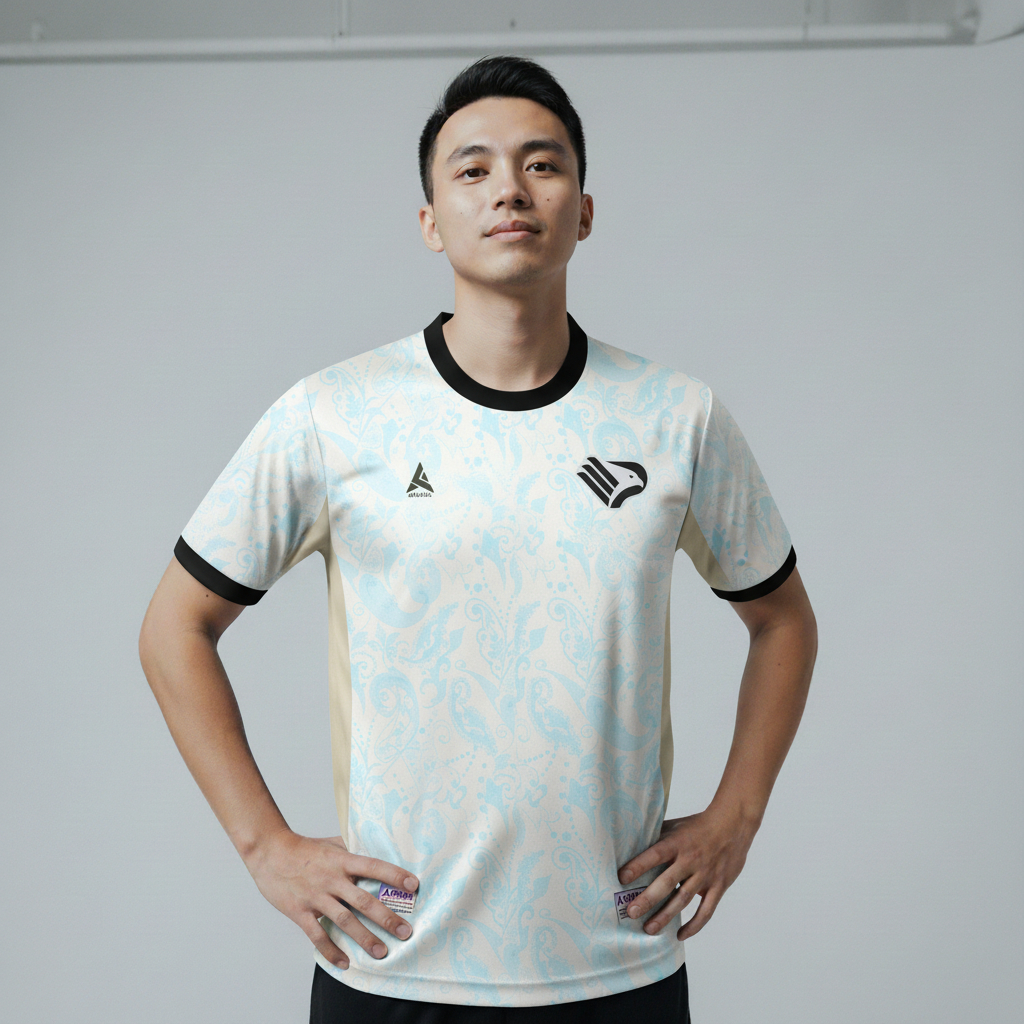 ATHLETIC SPORTWEAR - Jersey Bola Fantasy Palermo Third 2025-2026 Fullprinting Casual - Atasan