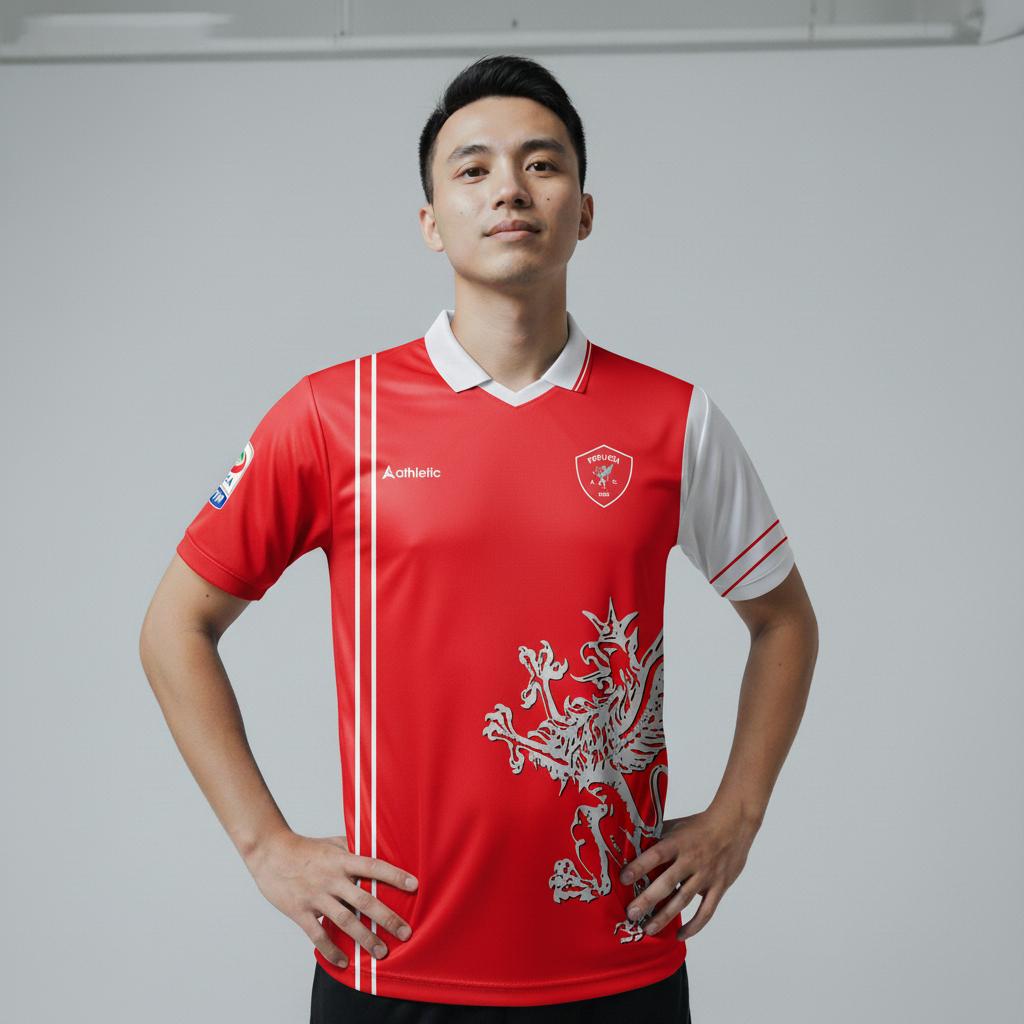 ATHLETIC SPORTWEAR - Jersey Bola Fantasy Perugia Home - 1998-1999 Fullprinting Casual - Atasan