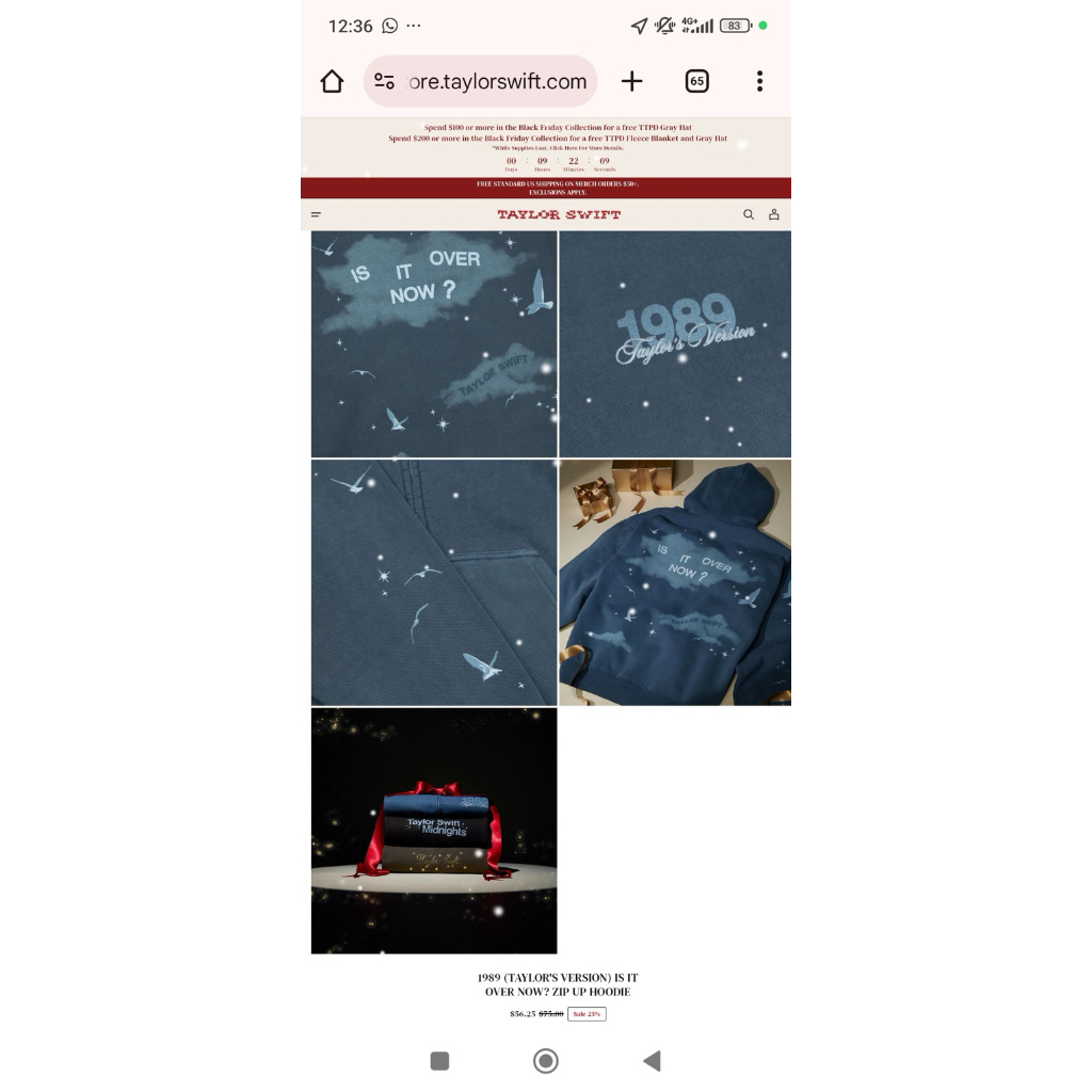 official merch taylor swift USA