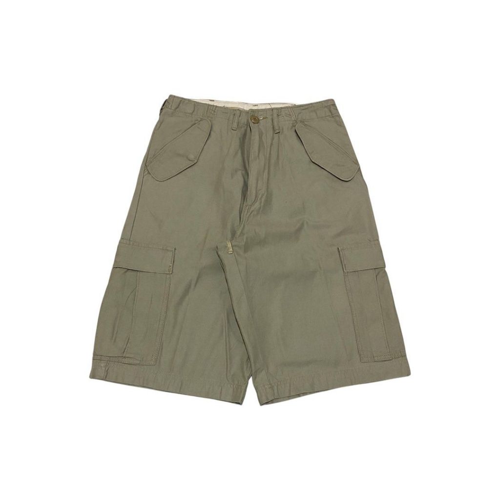 VINTAGE US ARMY M665 OG-107 BY WINFIELND CARGO SHORT PANTS | CELANA PENDEK | STFT