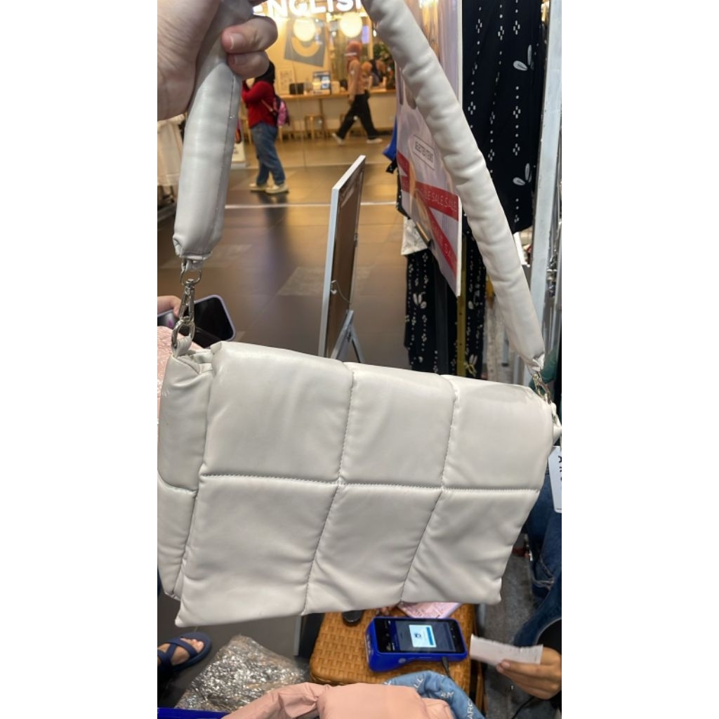 Puffy bag - Abu silver