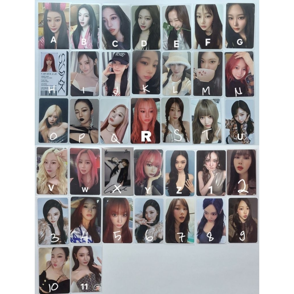 [BACA DESKRIPSI] Photocard AESPA ningning giselle armageddon qq pinkselle drama either&l whiplash kt
