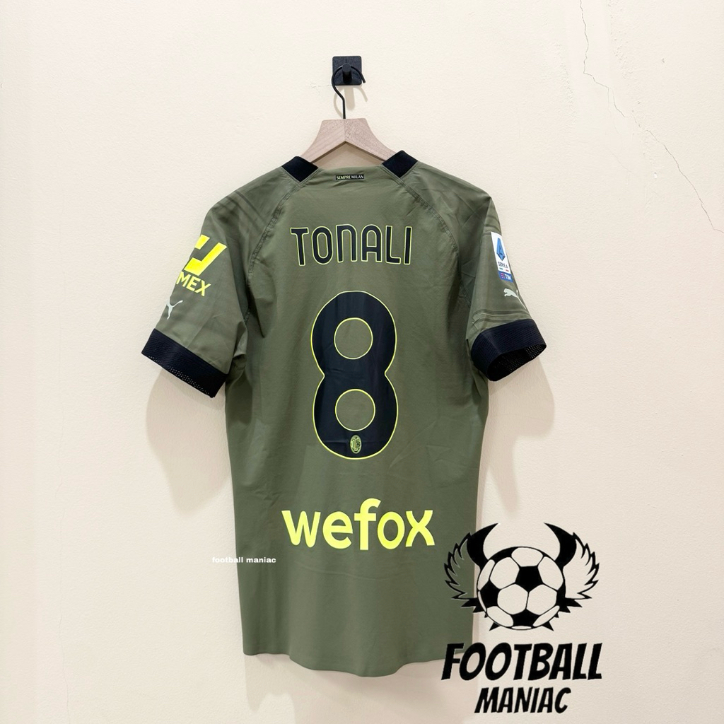 Jersey Original AC Milan 3rd 2022/2023 Authentic Ultraweave size M Tonali #8
