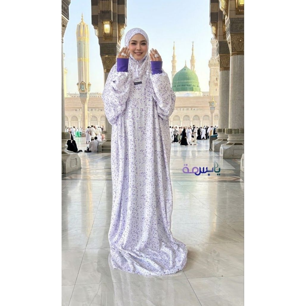 [ COD ] Mukena Yabasmah terusan motif /mukena manset/hadromaut/mukena travel/mukena  rayon