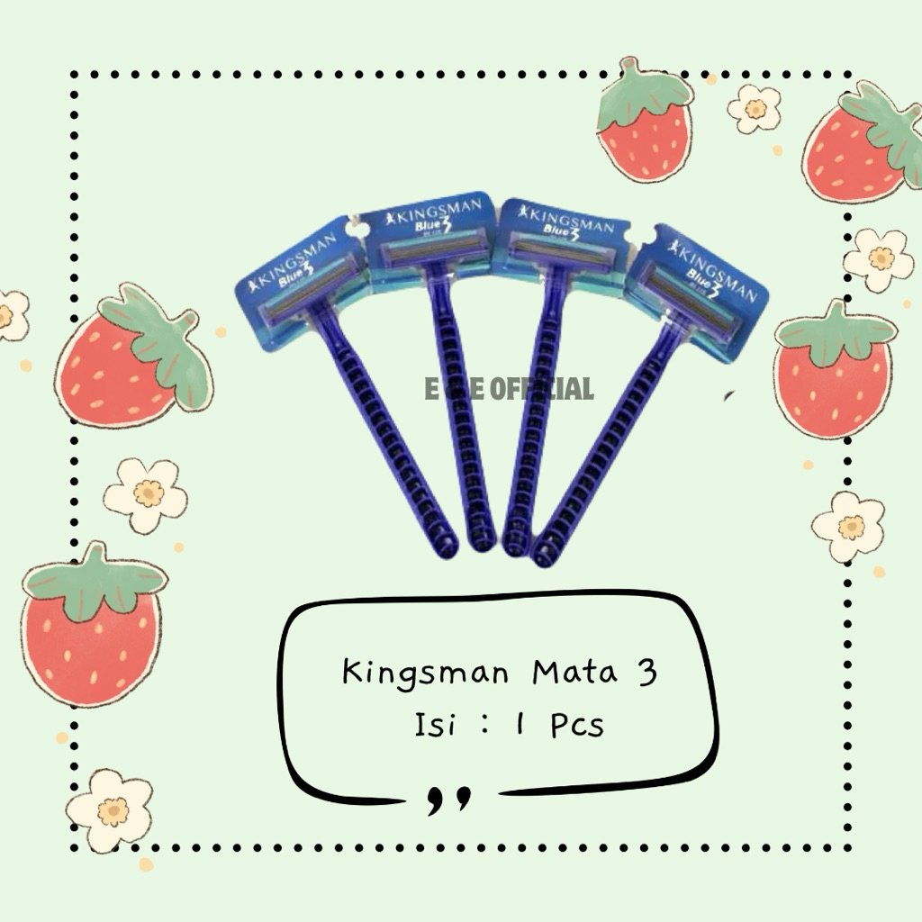 [ 1 PCS ] CUKURAN KINGSMAN / ALAT CUKUR JENGGOt / ALAT CUKUR KUMIS / CUKURAN KINGSMAN MATA 3