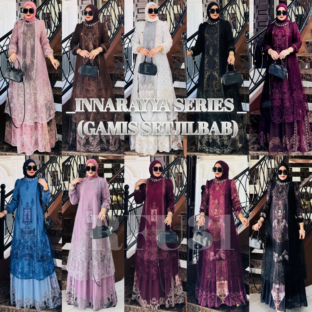 INARAYYA SERIES GAMIS SET JILBAB SEGIEMPAT