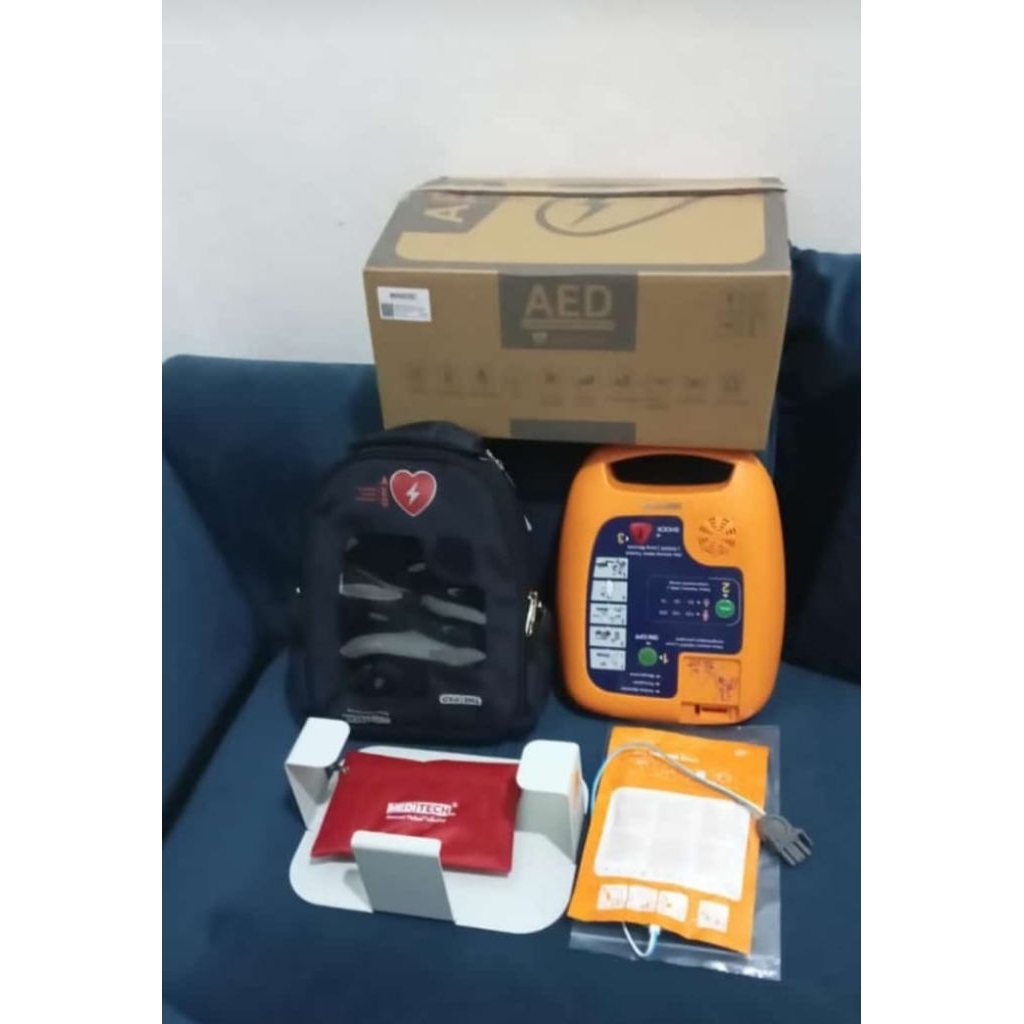 AED merk meditech bahasa indonesia