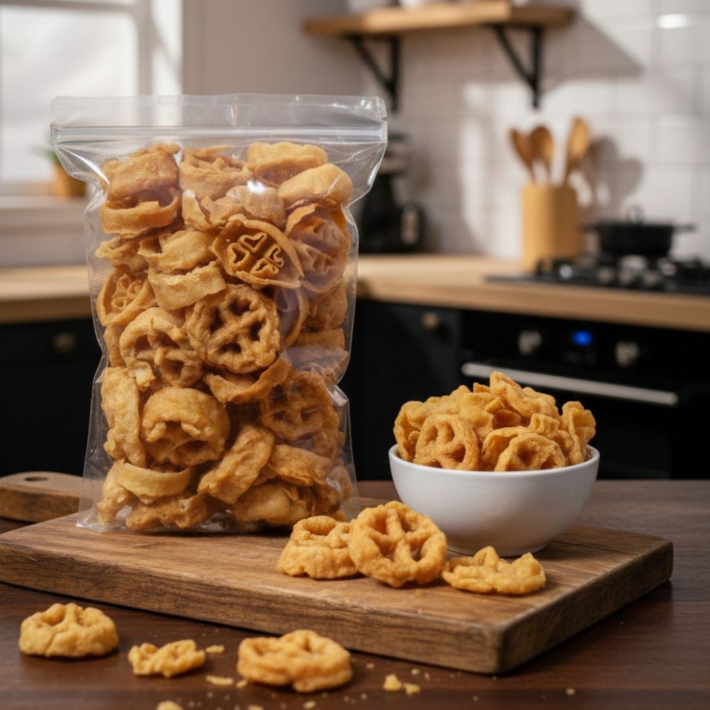 Kue Kembang Goyang / Saroja / Seroja Mini Asin & Manis 200 gram