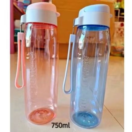 Botol minum kristal h2go 750 ml tupperware eceran 1 pcs