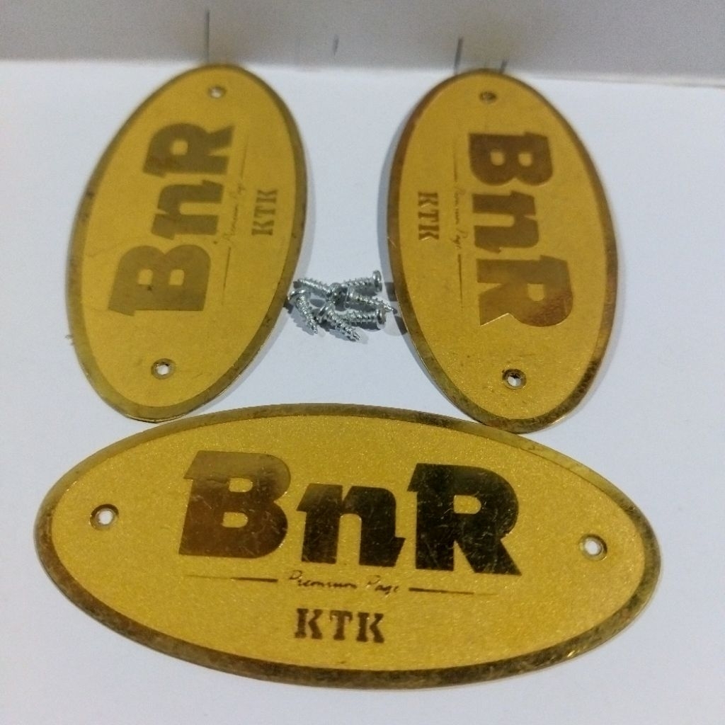 EMBLEM LOGO BNR SANGKAR KOTAK HARGA UNTUK 1 PCS