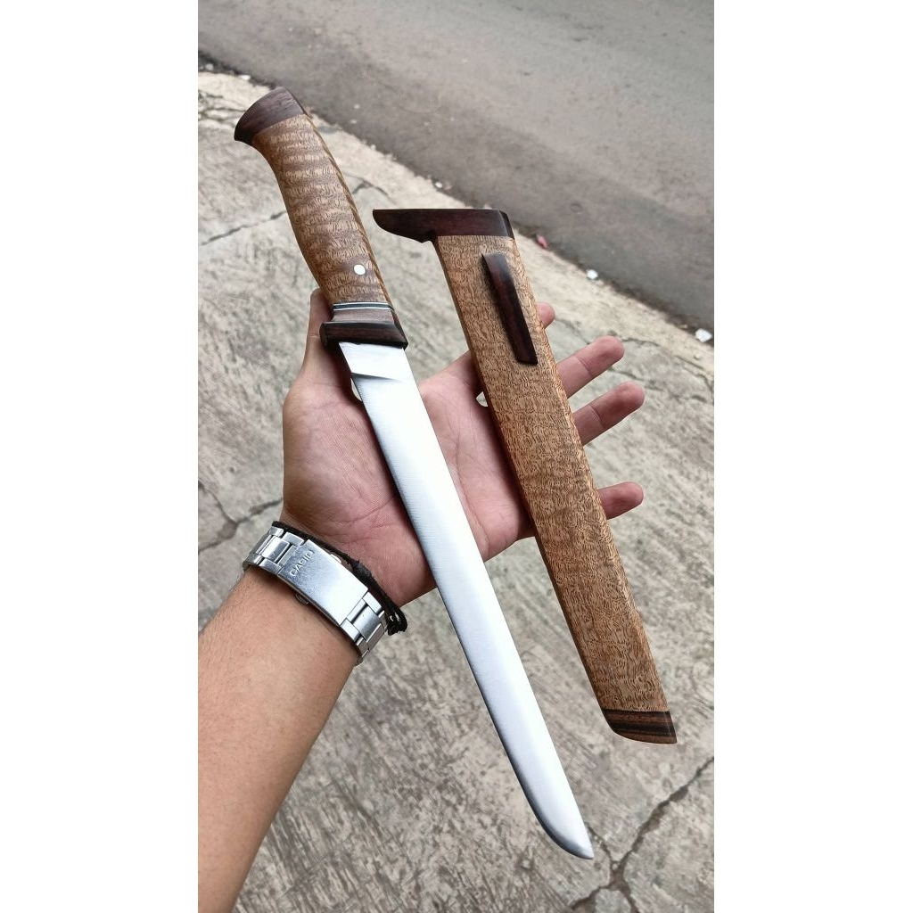 Pisau Sembelih Baja Bohler K110 PB. 23 cm