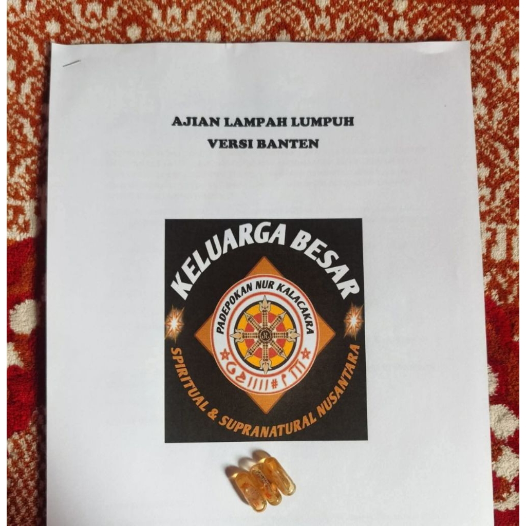 kitab aji lampah lumpuh banten