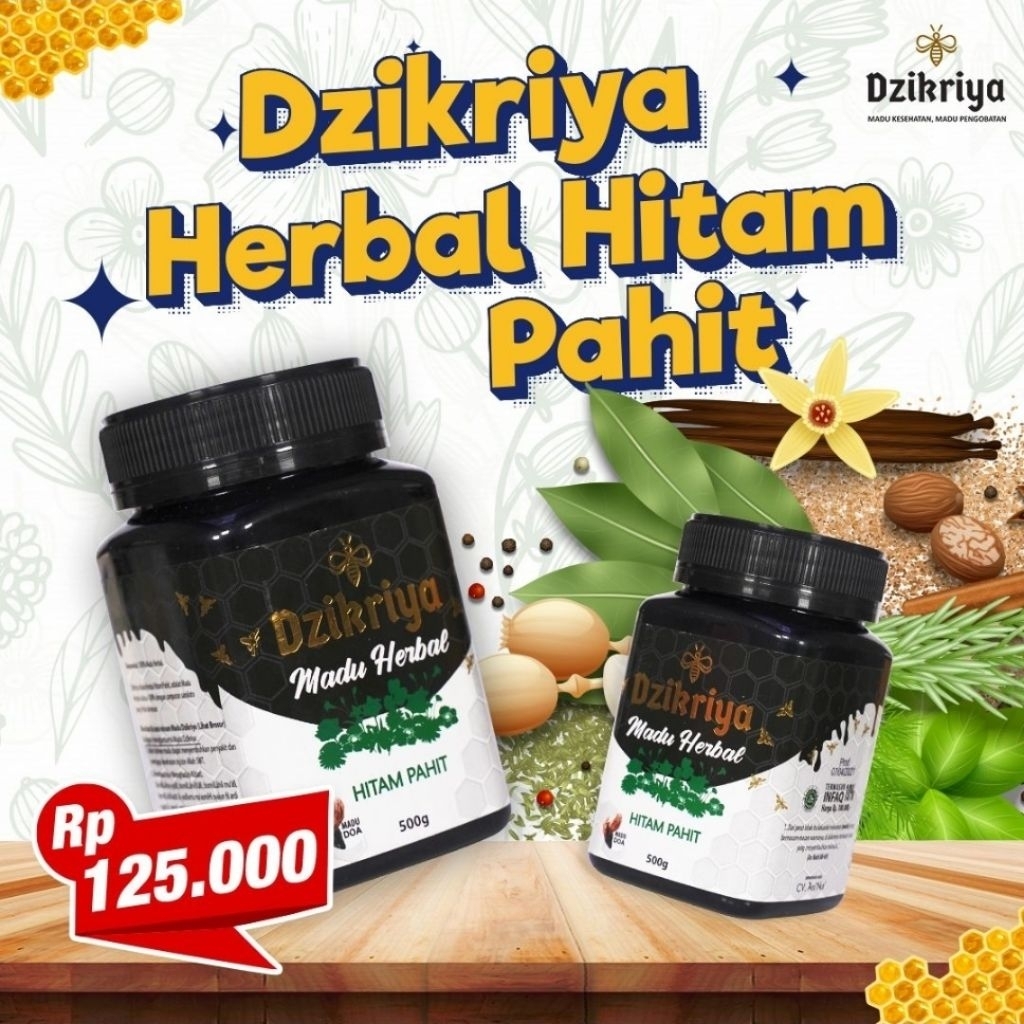 Madu HERBAL HITAM PAHIT DZIKRIYA