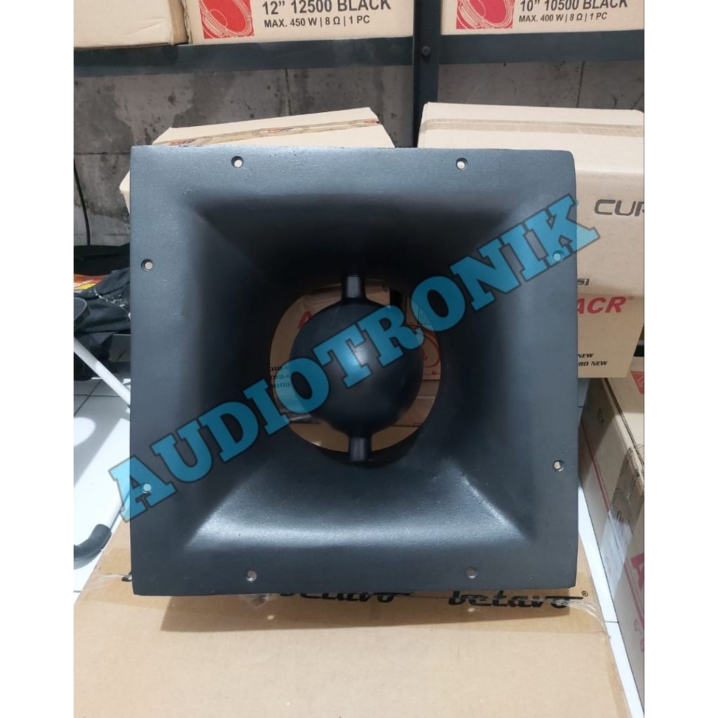 HORN SPEAKER MIDLE 10 IN RUDAL UK 29X29 T 12 CM BAHAN COR DIRAL ALMUNIUM