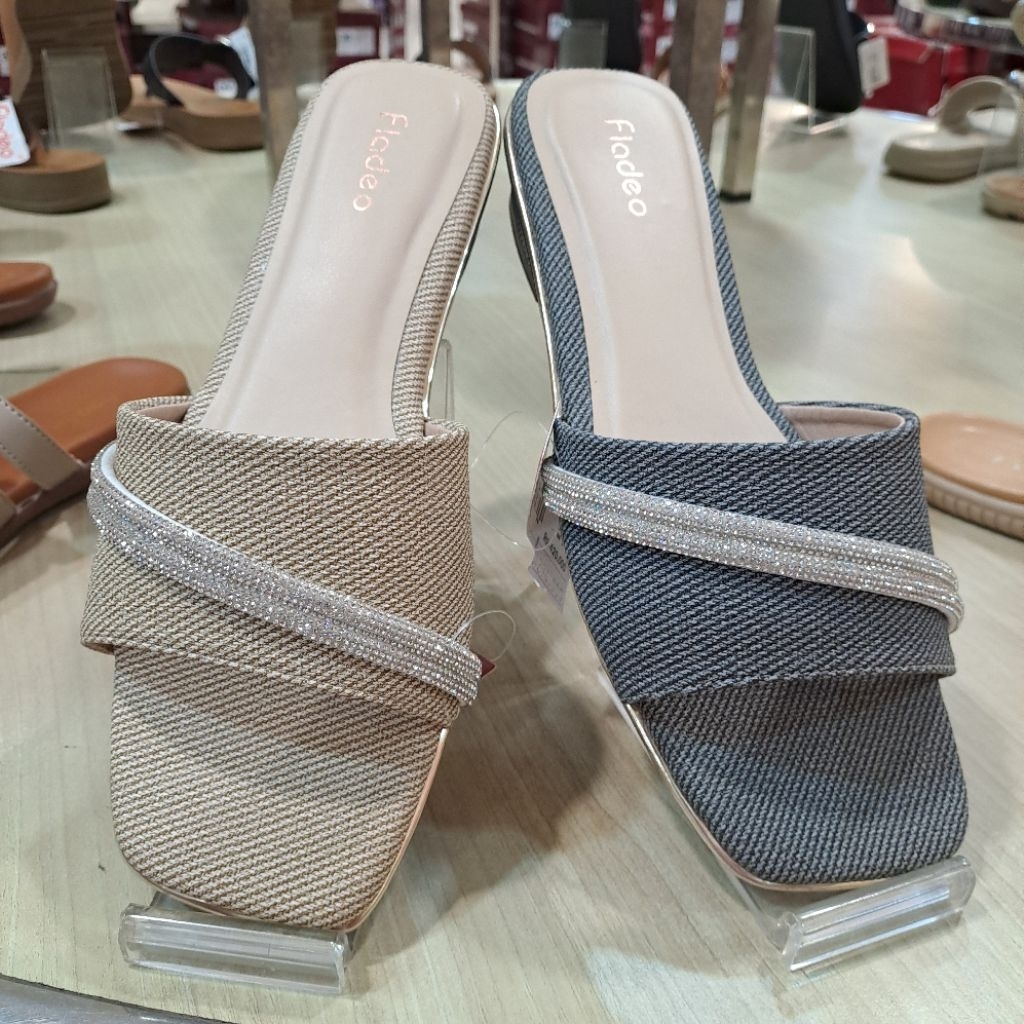 sandal wanita fladeo heels 3 cm