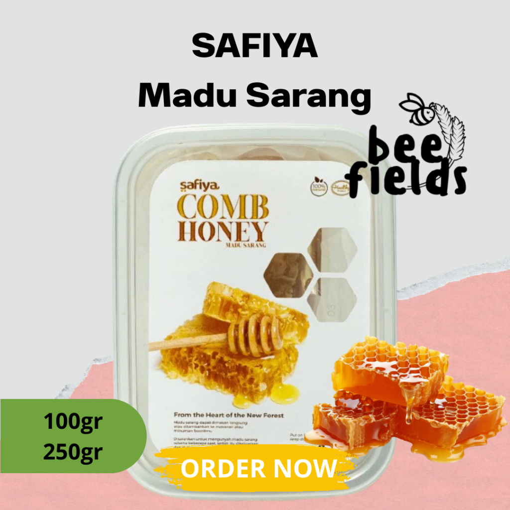 SAFIYA -  Madu Sarang Asli | Raw Honey Comb