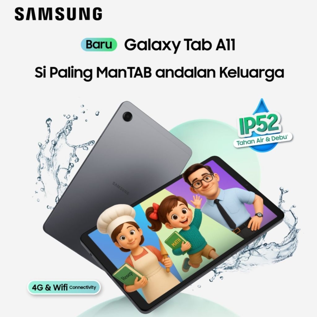 Samsung Galaxy Tab A11 4/64GB 8inch Tablet plus Charger