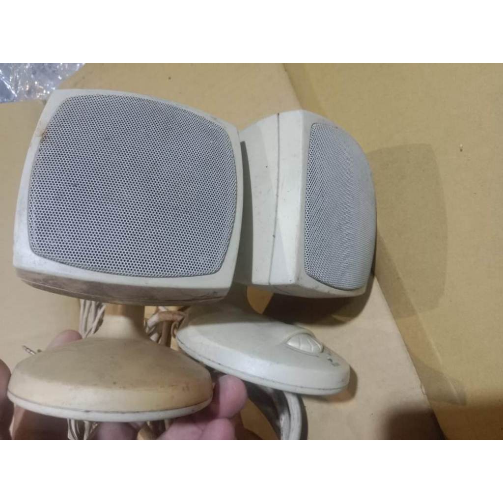 bekas utuh Kelengkapan Speaker ALTEC LANSING acs33 acs 33 REMOT volume kanan dan kiri