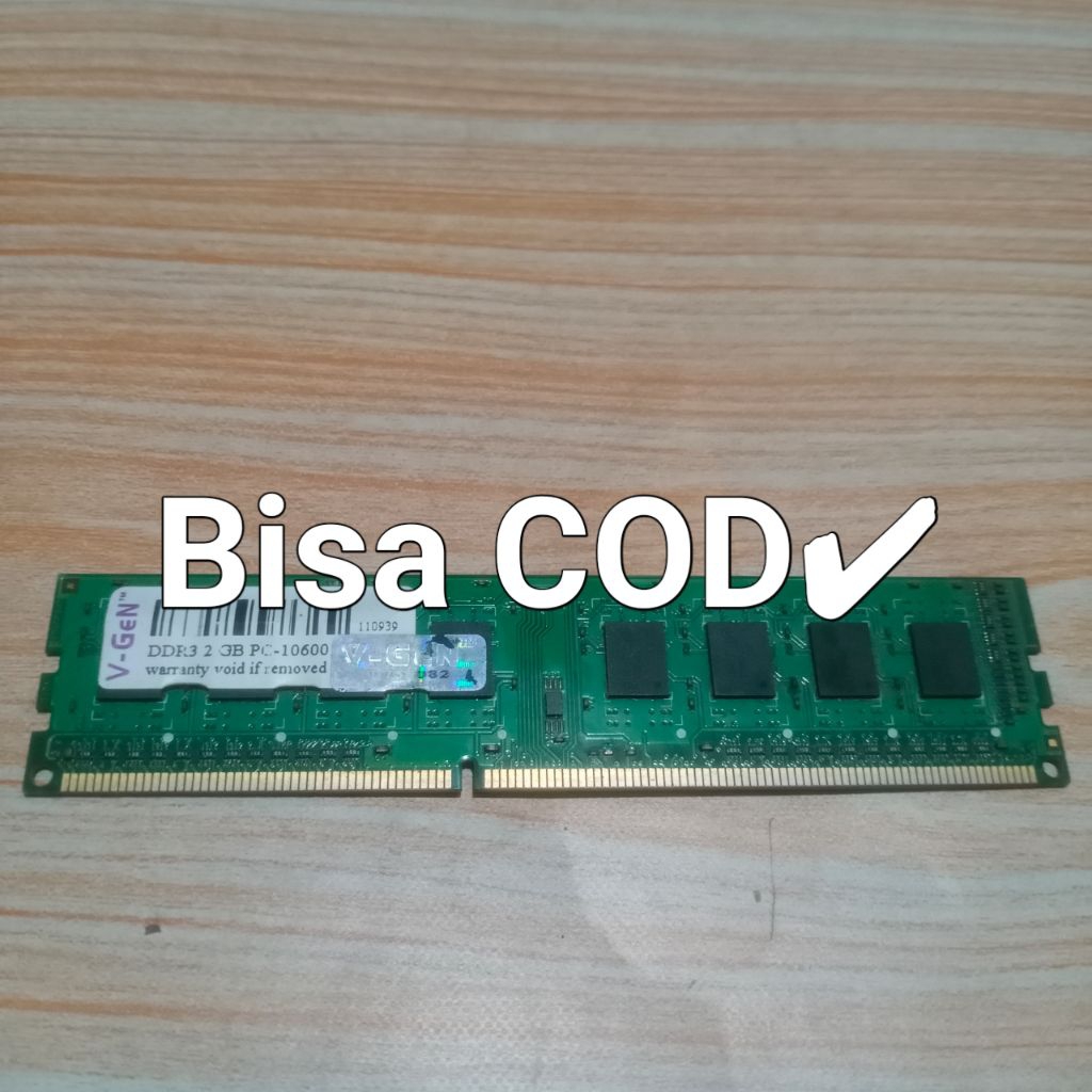 RAM PC/KOMPUTER DDR3 2GB V-GEN | SECOND & RUSAK