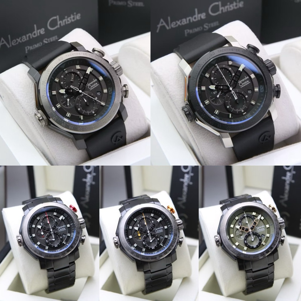 Jam Tangan Pria Alexandre Christie 6565 AC6565 AC 6565MC (ORIGINAL)