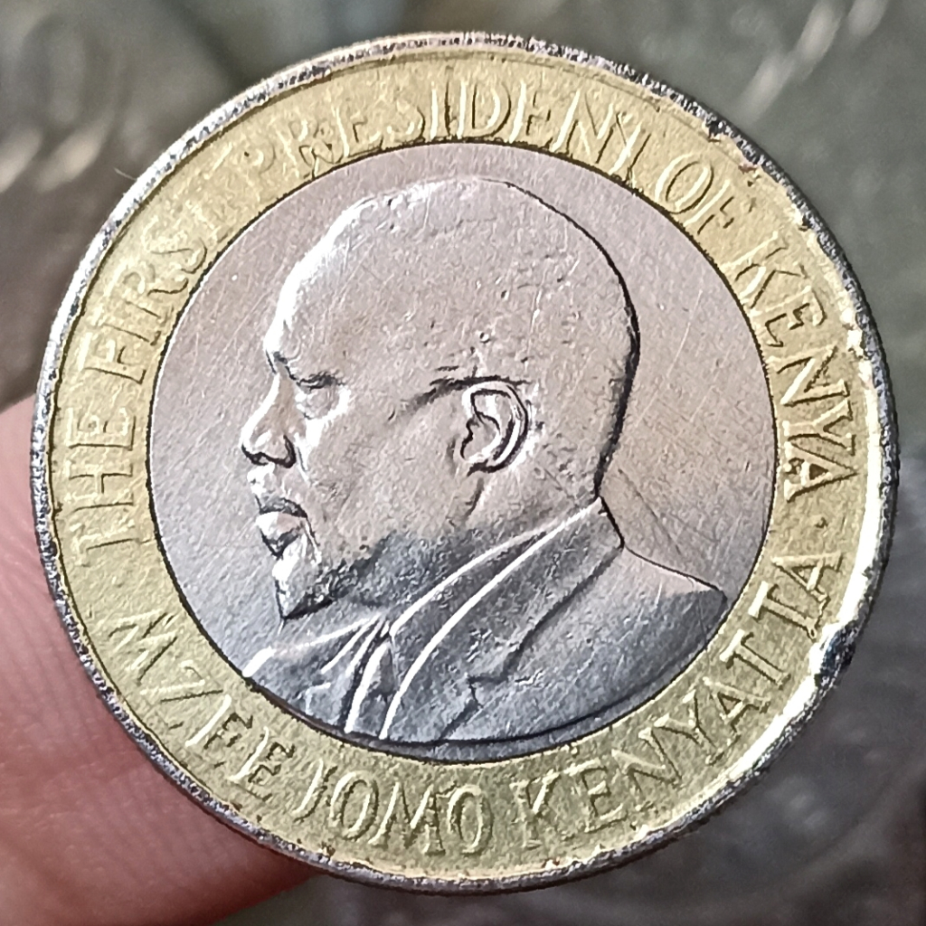 Koin Kuno Kenya 10 Shillings