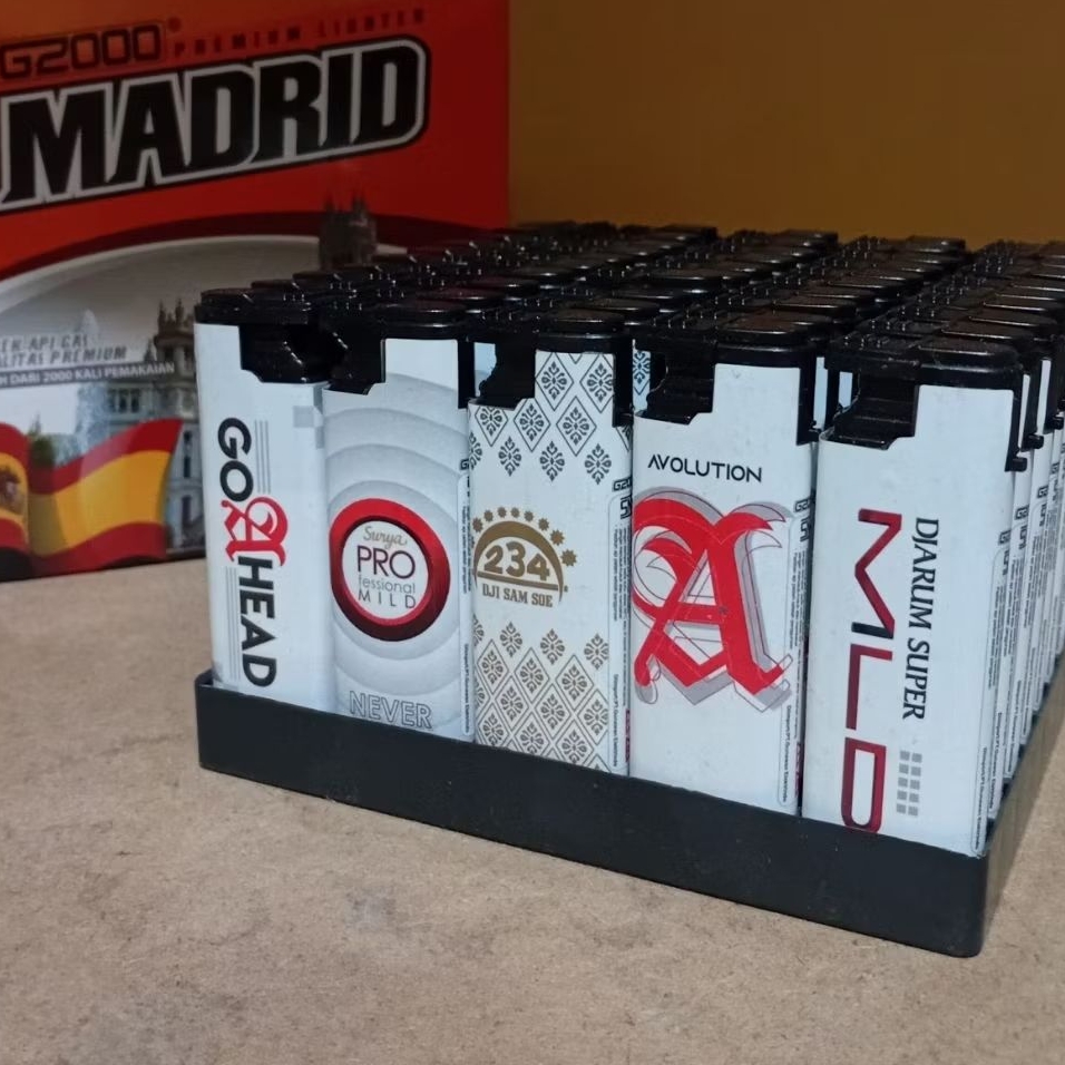 isi 50 pcs korek bara G2000 MADRID / korek api / pemantik