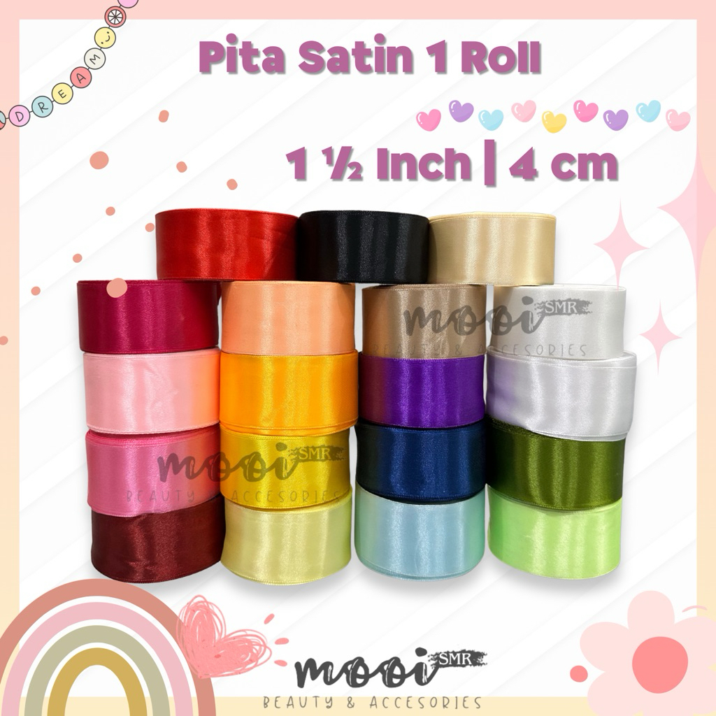 PITA SATIN 4 CM PER ROLL